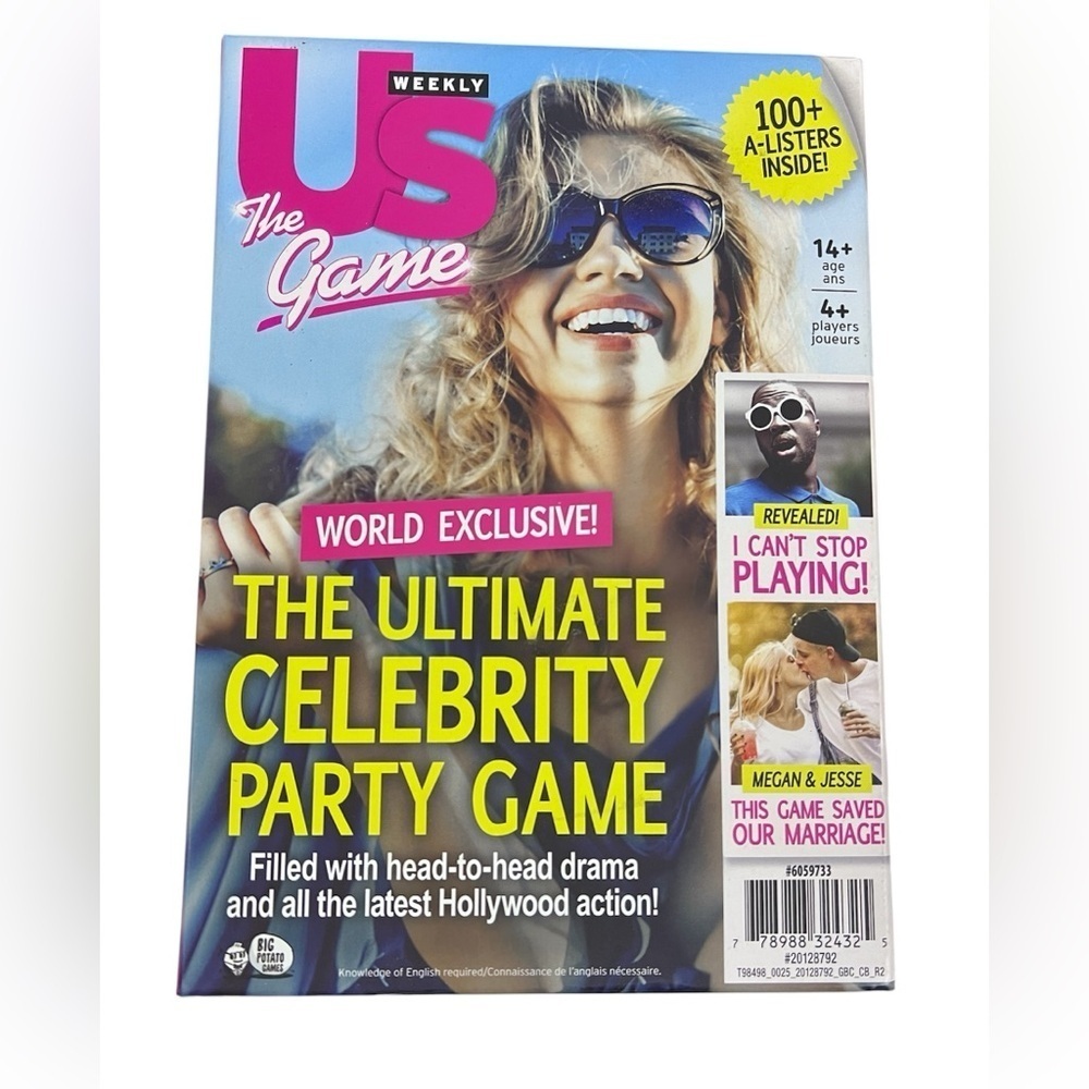 US Weekly Magazine THE GAME - NEW Party CELEBRITY PARTY Board Game